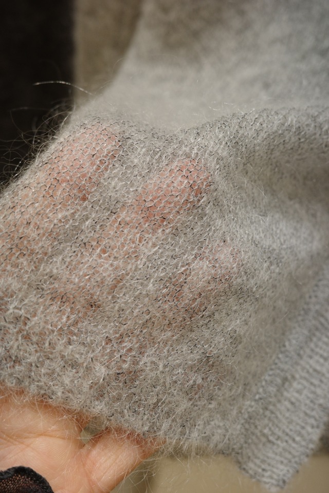 (予約) vegetable / Taupe mohair knit 3color