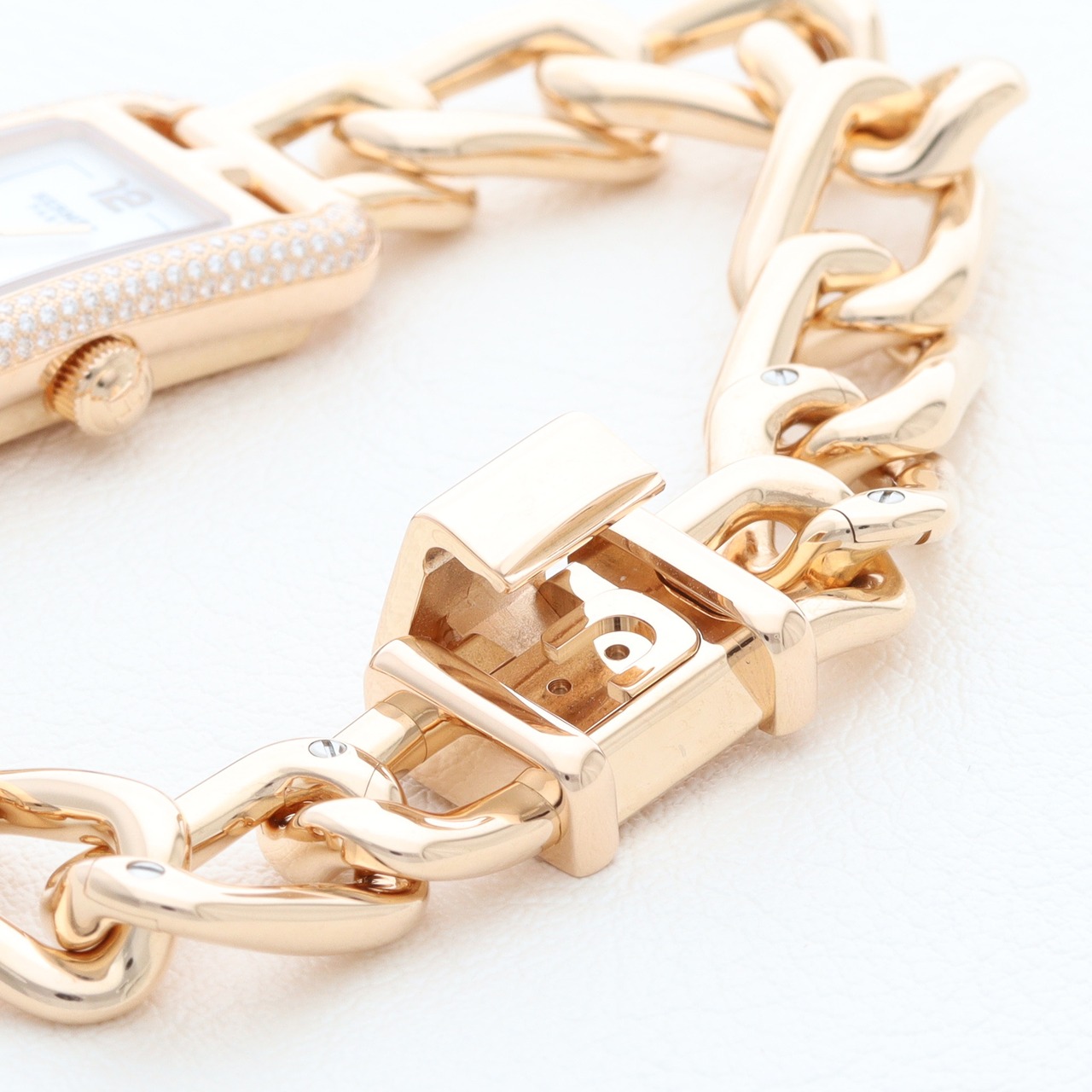 エルメス ナンタケット ピンクゴールド ダイヤモンド