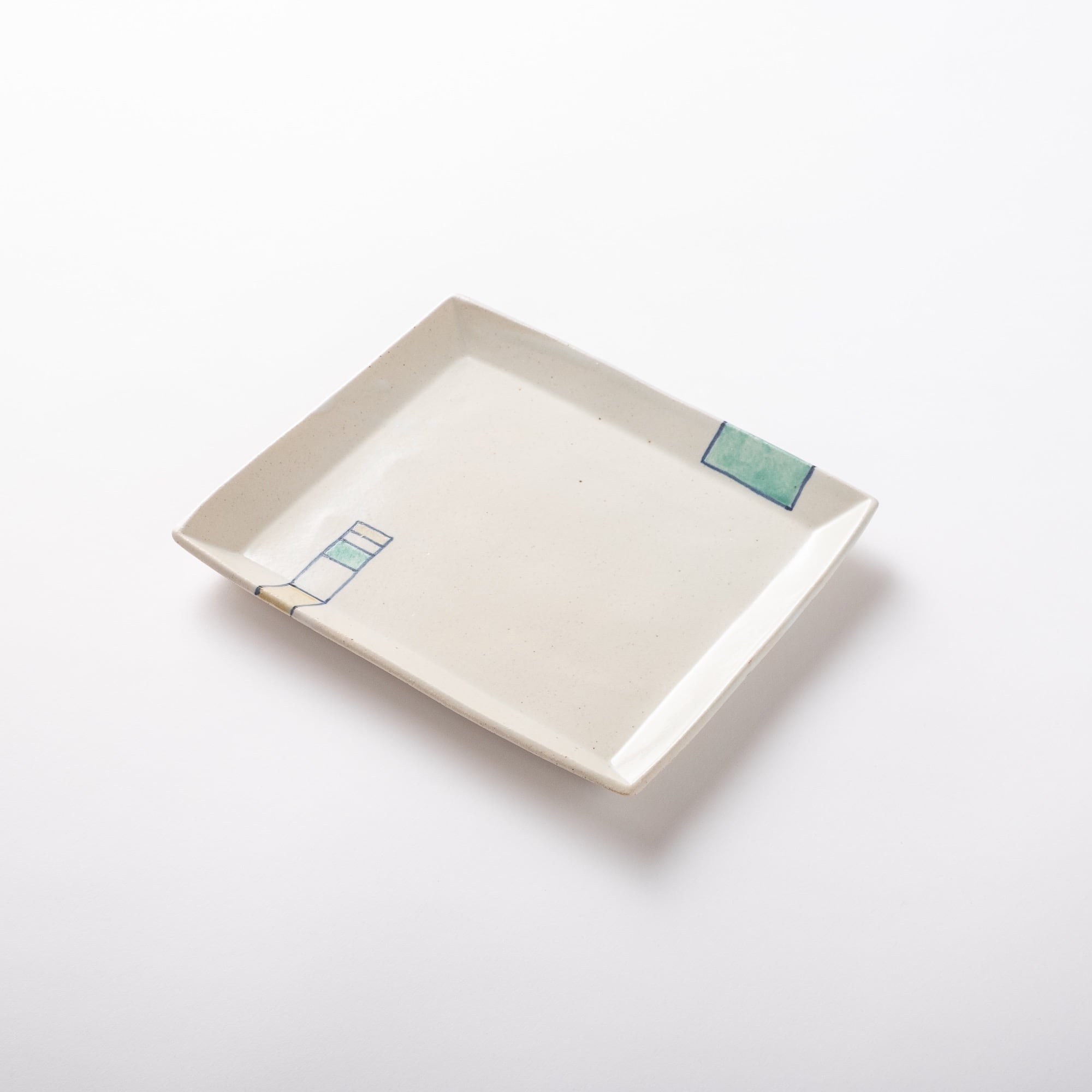 和食器　瀬戸焼　 加藤春鼎 色絵　獨楽　菓子皿　五客　共箱　C　R7548 加藤唐九郎 絵瀬戸向付（五） | しぶや黒田陶苑