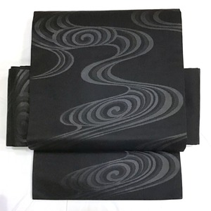 名古屋帯・喪服用・自然文様・No.200701-1688・梱包サイズ60