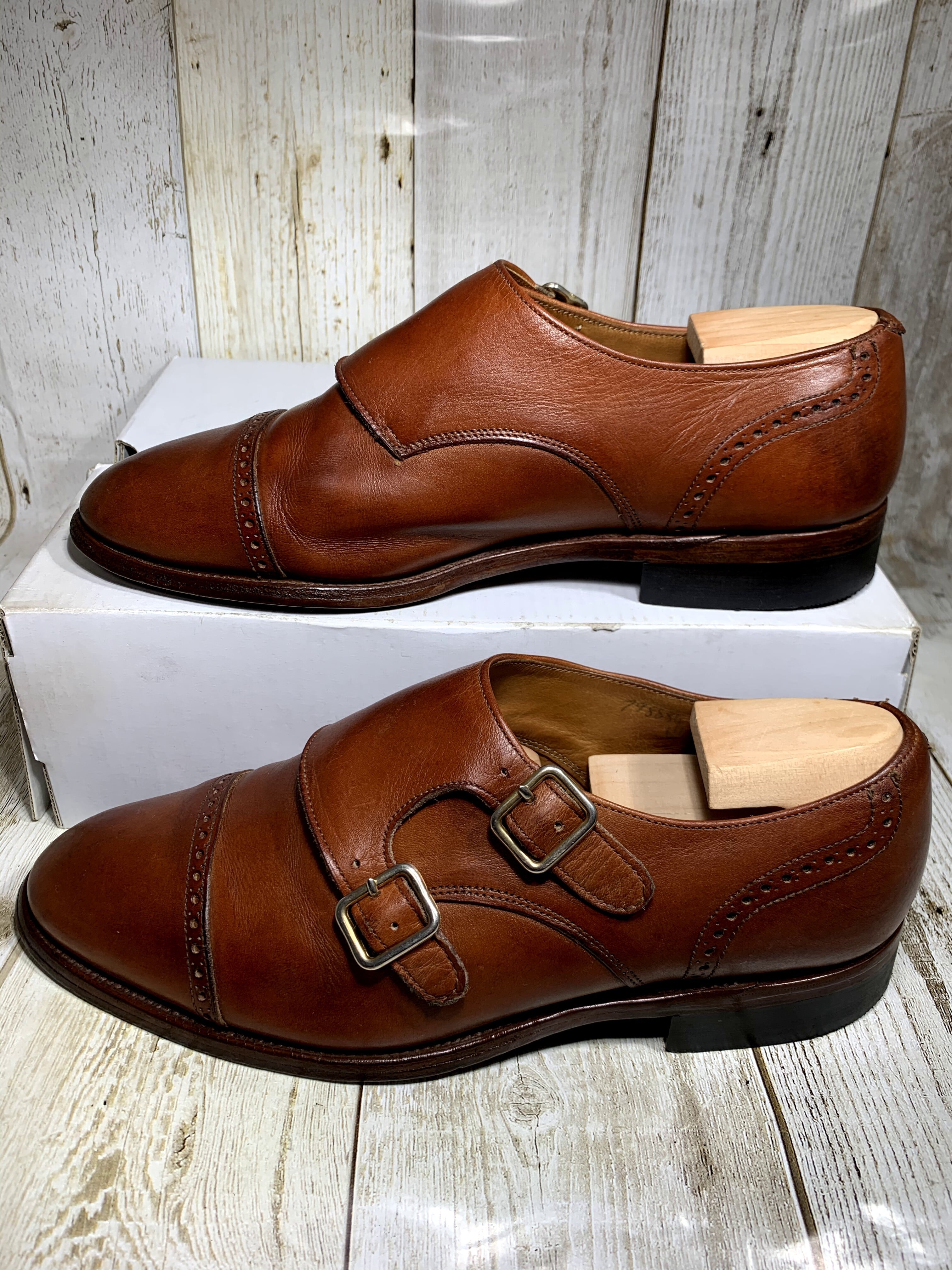 ヒール新 Tricker's トリッカーズ ダブルモンク UK6H 25cm | 中古靴・革靴・ブーツ通販専門店 DafsMart ダフスマート  Online Shop powered by BASE