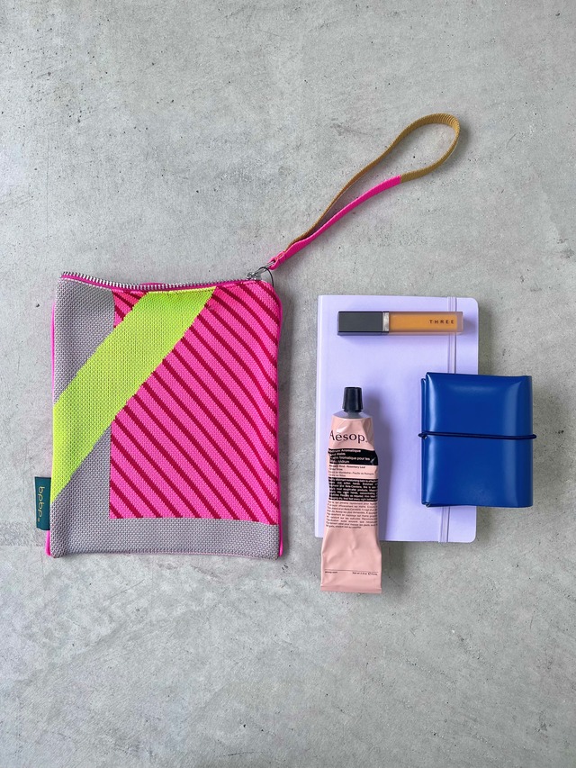 bpbp / MASARU SUZUKI piping hand strap knit bag【marka shelf】