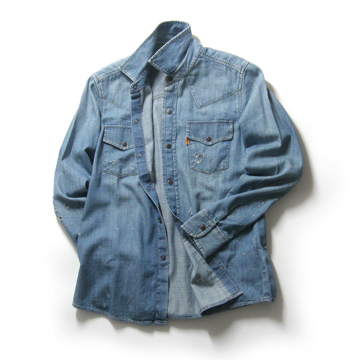Levi's ／ リーバイス オレンジタブ デニムシャツ ウエスタンシャツ