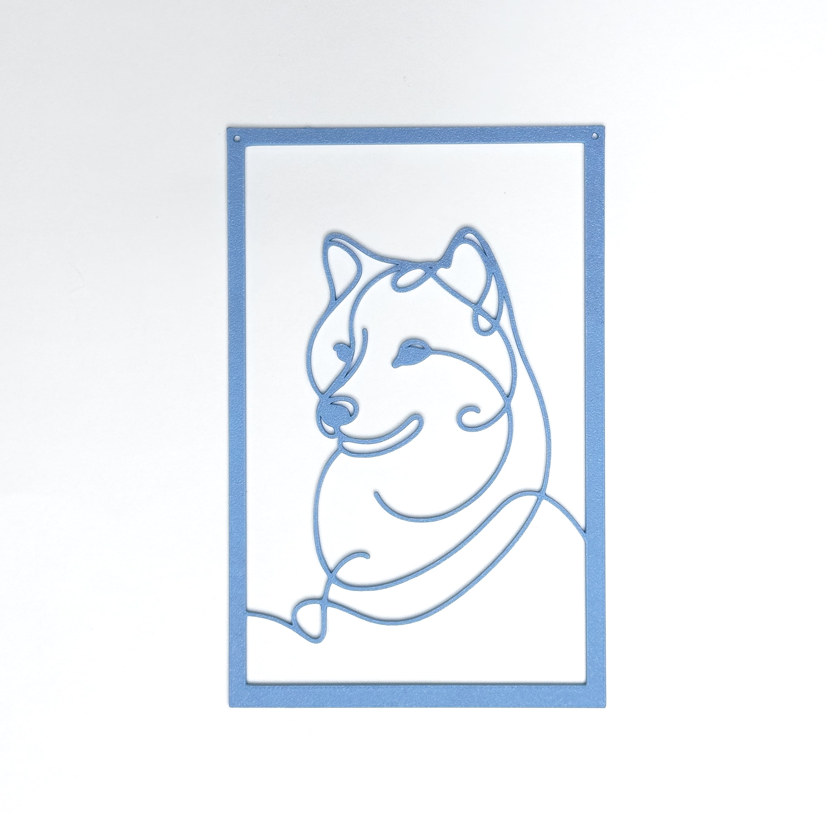 柴犬／ハガキサイズのウォールアート | iw design kyoto