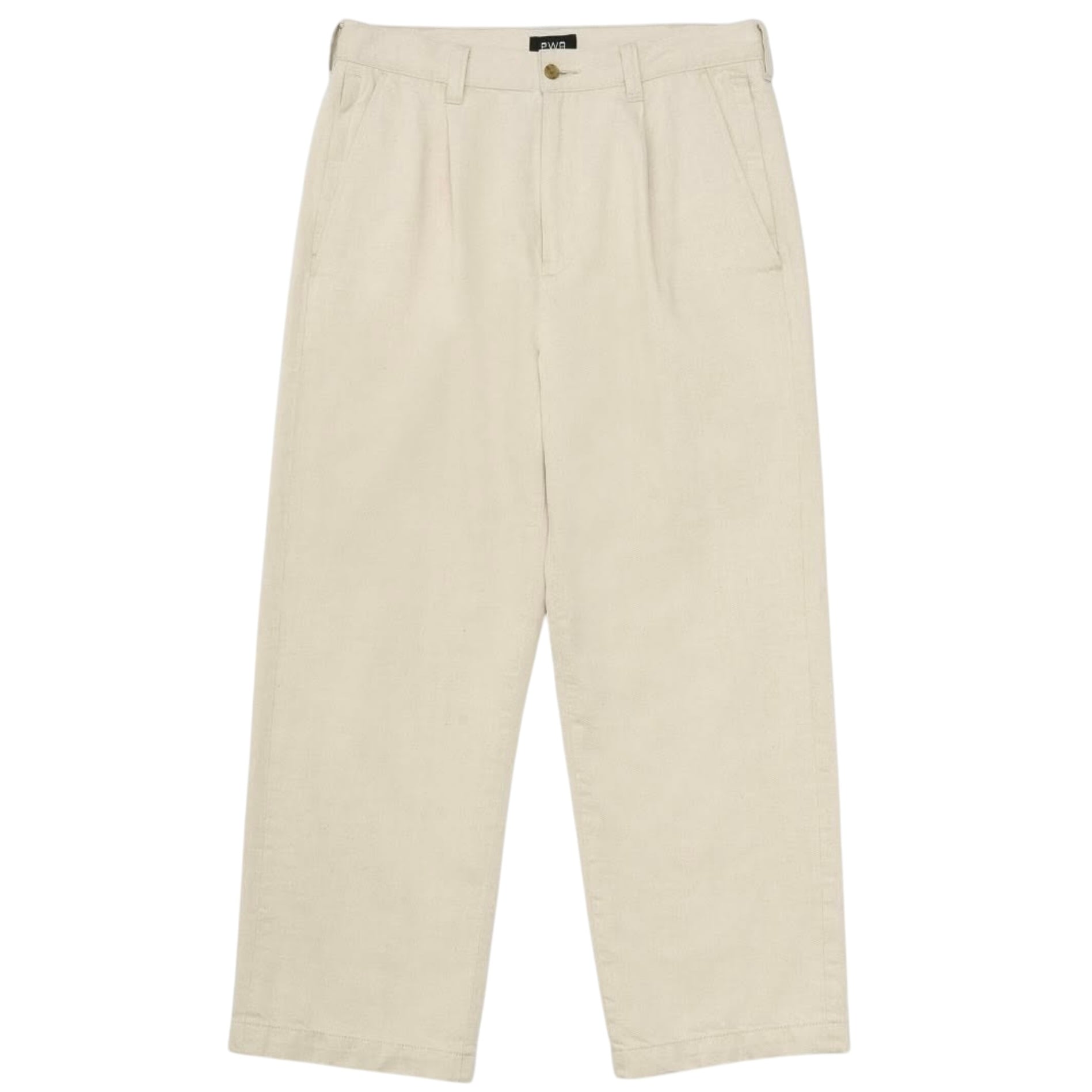 PWA / HEMP MIX DENIM SLACKS IVORY | THE NEWAGE CLUB