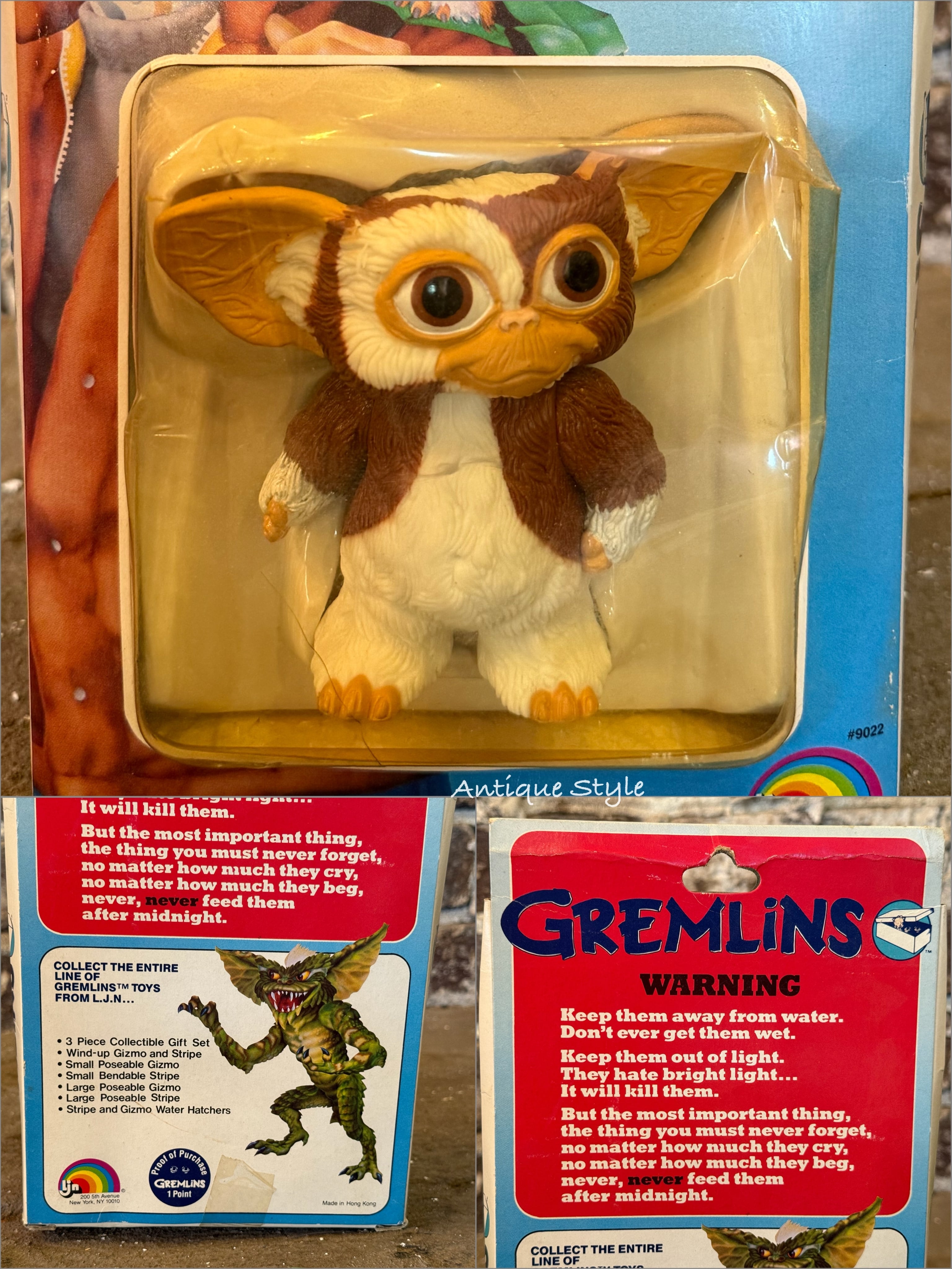 グレムリン　ギズモ　フィギュア　ビンテージ グレムリン 1984's ギズモ LJN ヴィンテージ ポージング