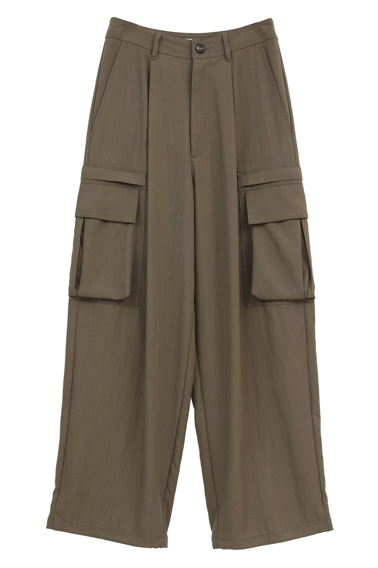 CLANE LOW WAIST POCKET CARGO PANTS