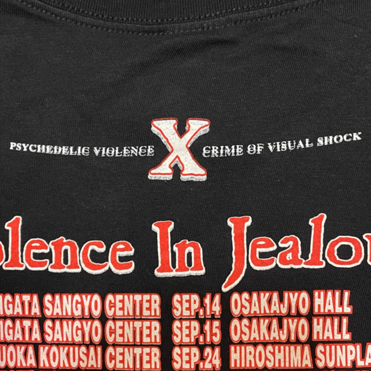 90's / X JAPAN Violence In Jealousy 1991 tour Staff Tee | ASCENT 90's / X JAPAN Violence In Jealousy 1991 tour Staff Tee | ASCENT