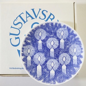 [SOLD OUT]【お客様ご予約分】Gustavsberg グスタフスベリ / Jultallrik クリスマス プレート 1976年