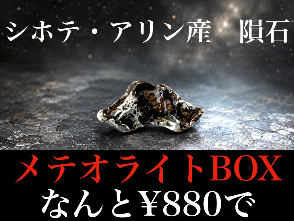 シホテ・アリン隕石（メテオライト）BOX［No.K-529］ | デザイン