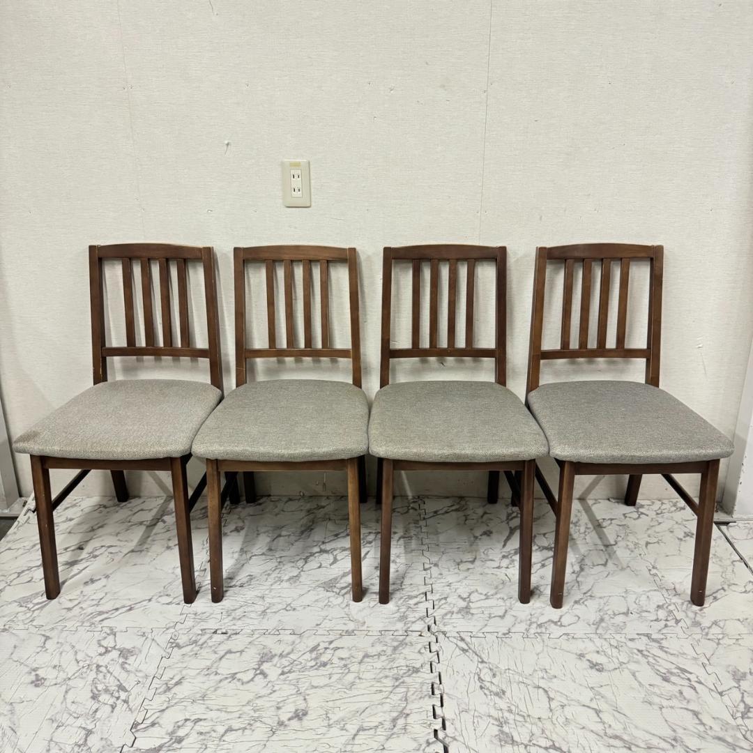 58番⑦エンゲルブレヒト□定価24万円‼️◾️バーチ材□チェア4脚セット