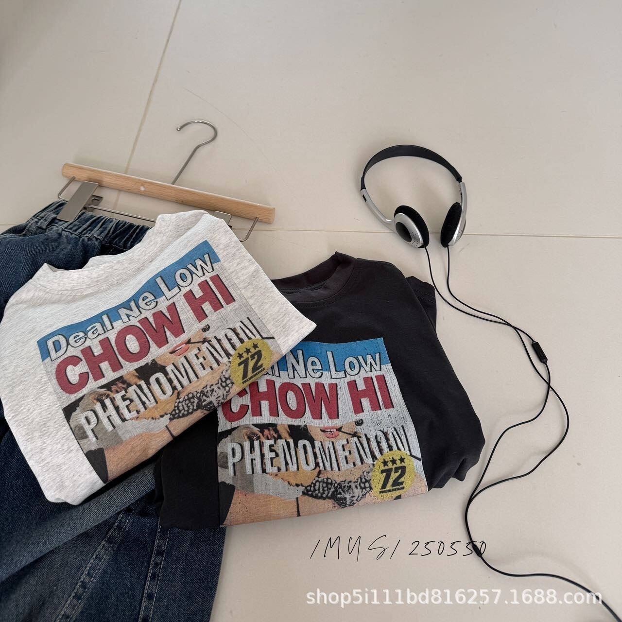 Jr.サイズ　CHOW HI プリントT