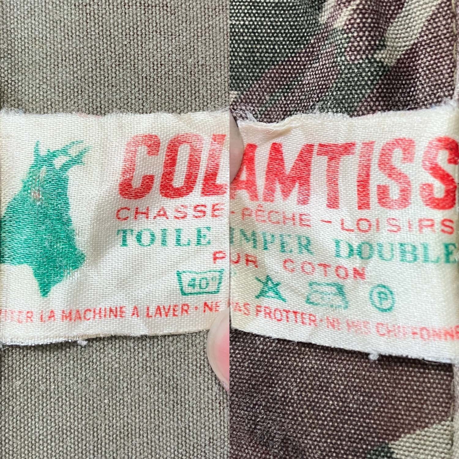 60s COLAMTISS フレンチカモ フィールドジャケット S～Mサイズ程度