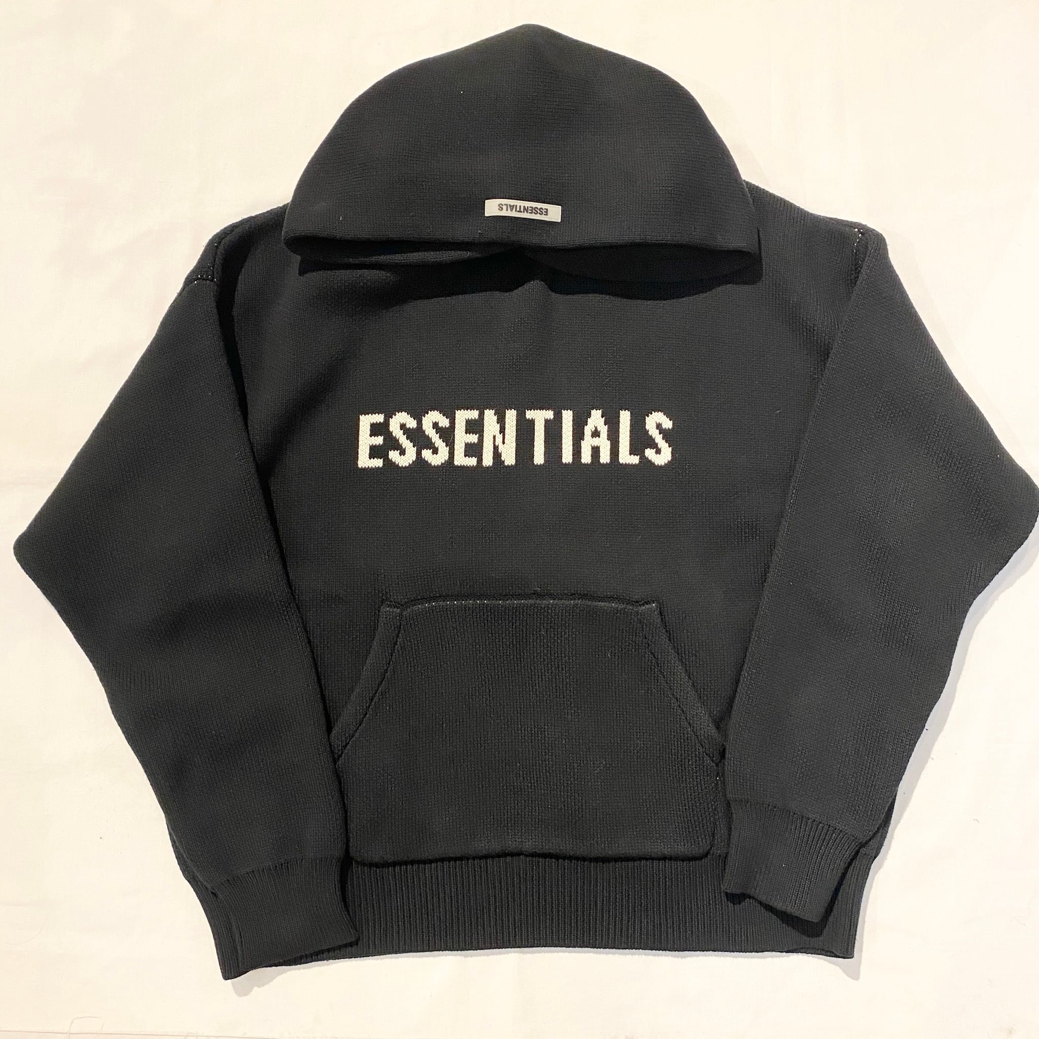 ESSENTIALS - Knit Hoodei - エッセンシャルズ　ニットパーカー