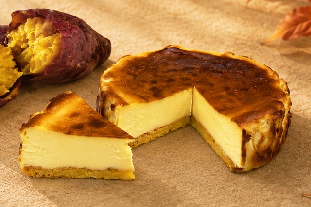 紅はるかの焼き芋バスクチーズケーキ