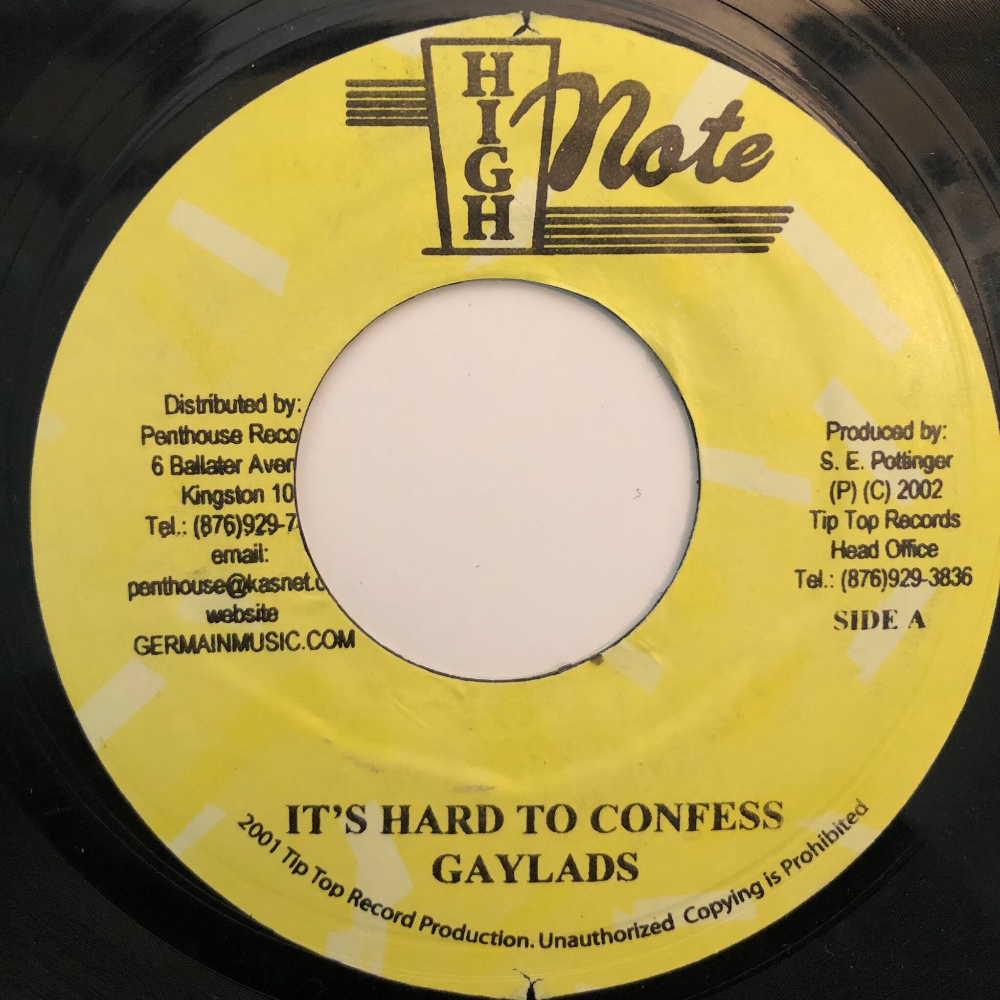 Gaylads - It's Hard To Confess【7-20339】