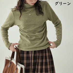 裏起毛 ハイネック プルオーバー 4col M 11457