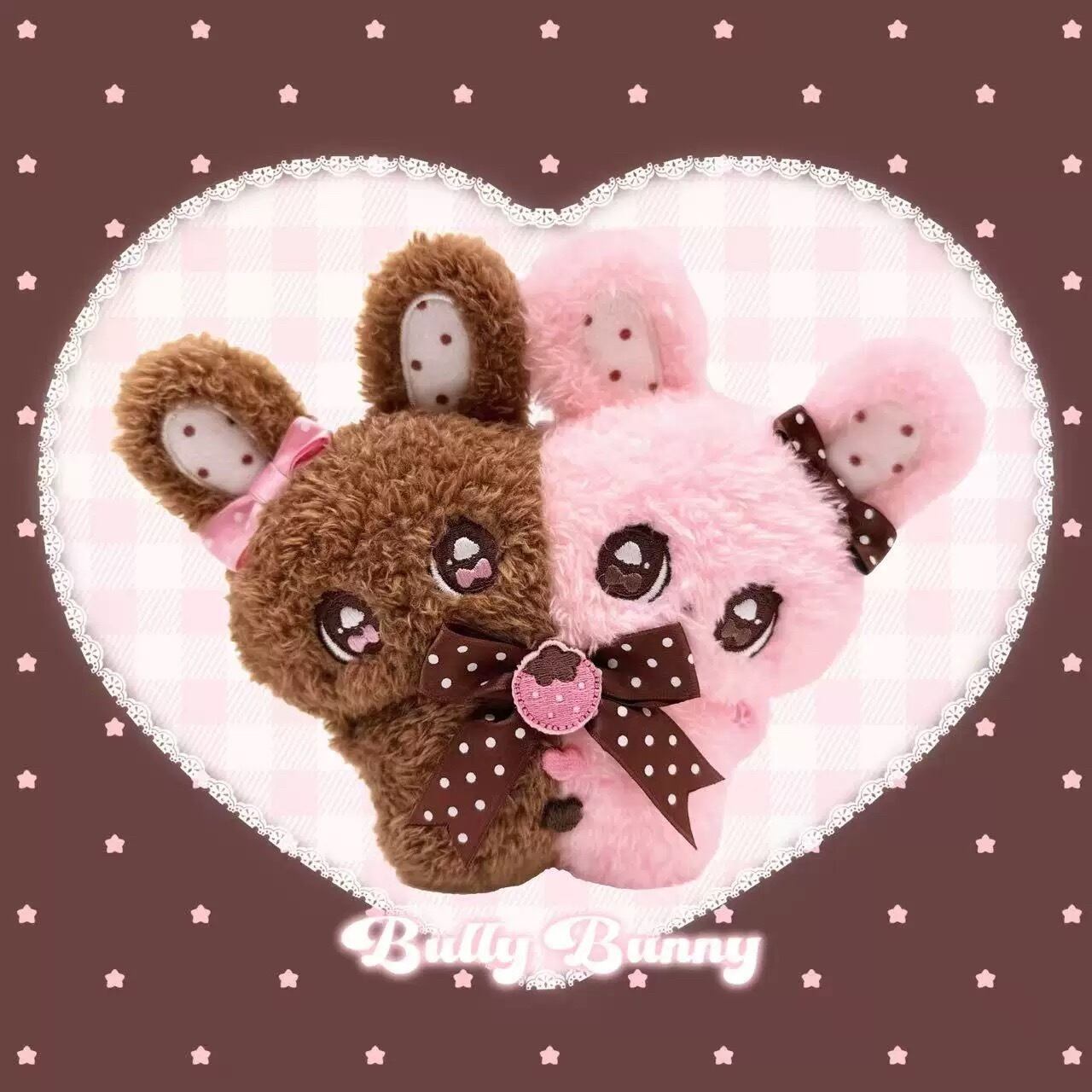 ✿10cm✿チョコ双子 骨なし海外ぬいぐるみストラップ プレゼント