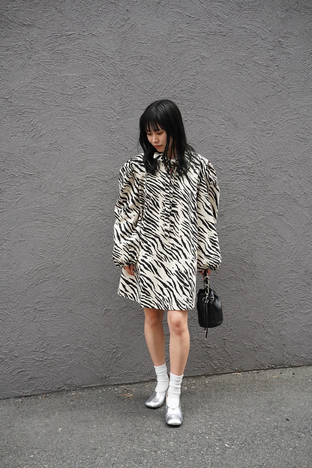 NUIT ZEBRA MINI DRESS