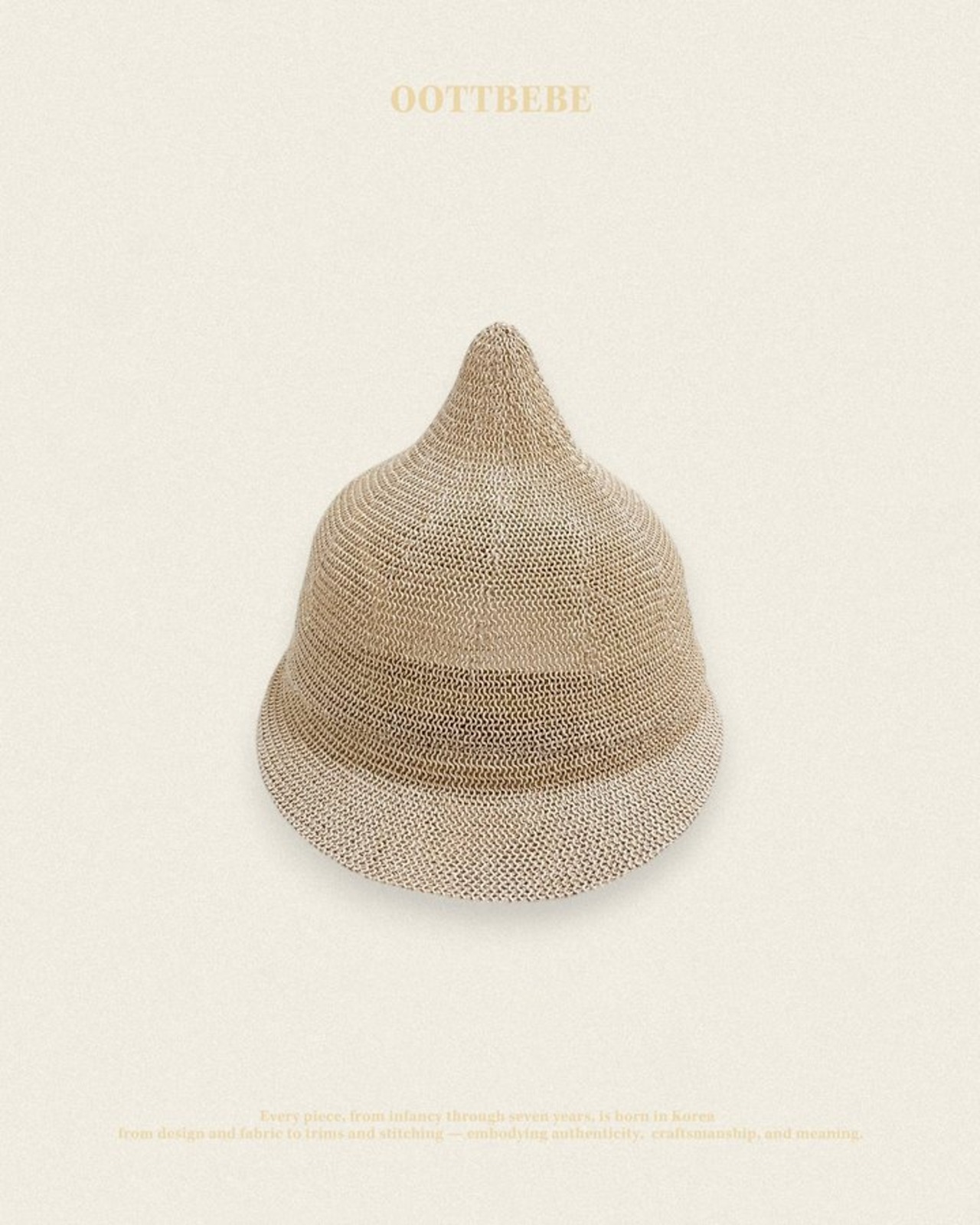 [oottbebe] Cone-shaped cap / [오뜨베베] 꼬깔지사캡