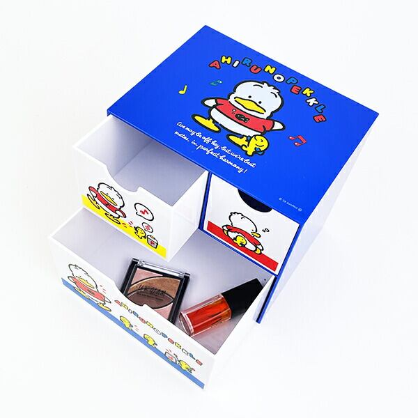 サンリオ あひるのペックル キャラチェスト 小物入れ 収納 インテリア