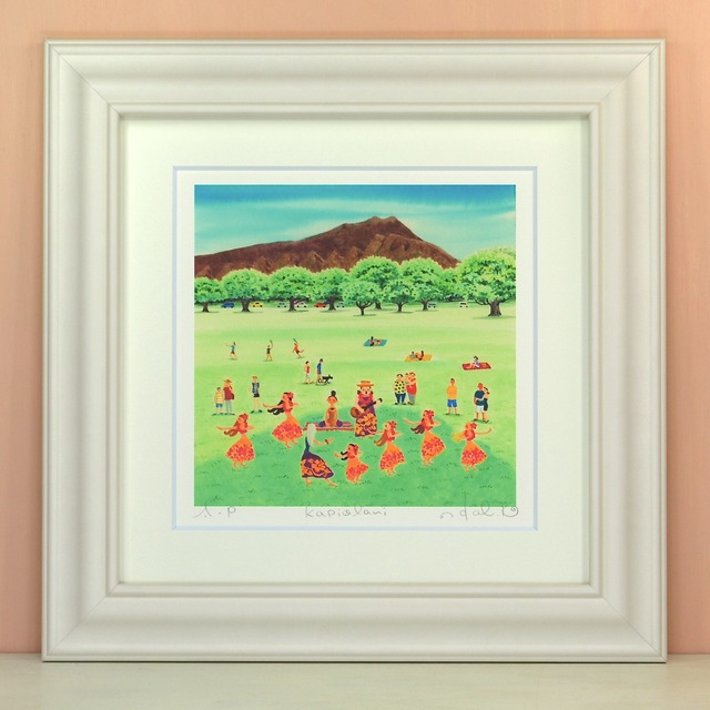 栗乃木ハルミ「Kapiolani」 cタイプ　絵画・ 額入りアート