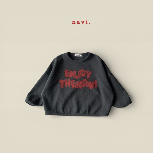 《送料無料》予約:ラウンドTシャツ【navi】※ジュニアサイズ