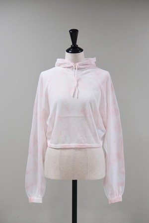 【CFCL】DYEING TC LUCENT CROPPED HOODIE