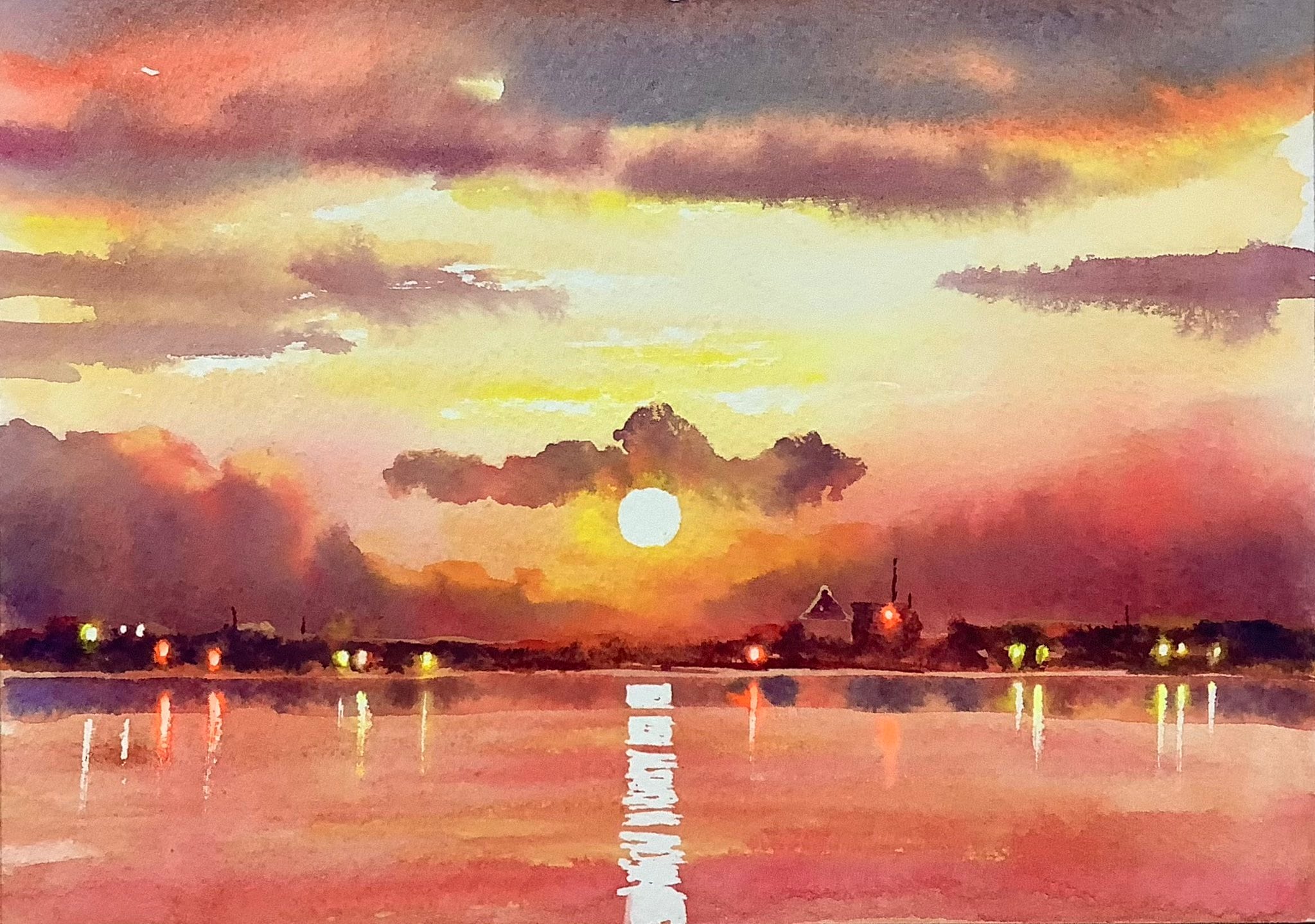光る風（水彩画） | didi's artfactory