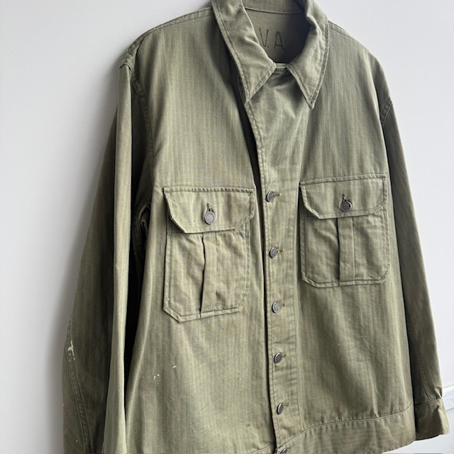 US Army M-41 HBT シャツジャケット 40s 画像7