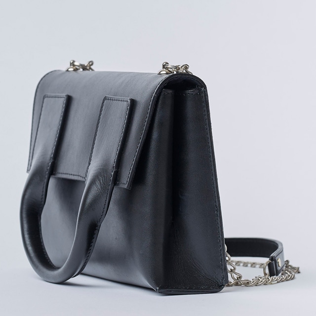 "PADDLE" SHOULDER BAG  - BLACK