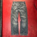 Diesel Y2K ブラックデニムパンツ　ストレート　先染め　ディーゼル　W33