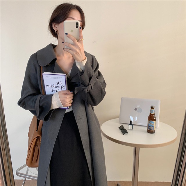 【待望の再入荷です】早い者勝ち 洗練された 絶妙 両面ウールコート コート タイドファッション