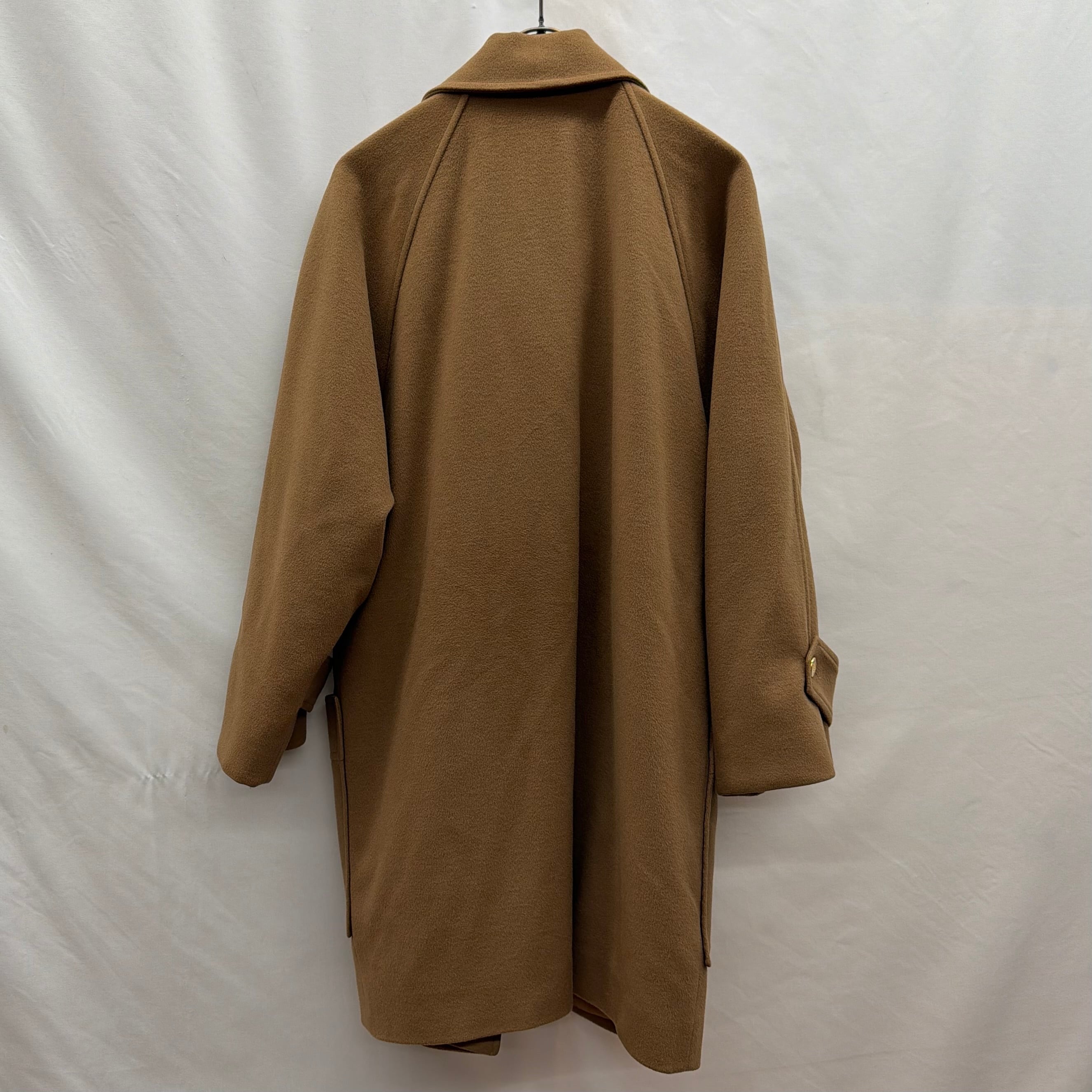 BURBERRYS】 Burberry coat ウールコート フランス製 古着 ブラウン