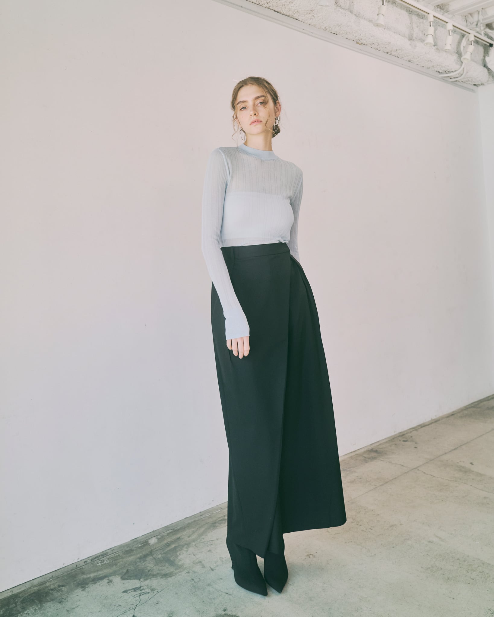 40%OFF】wrap pants / black 2/5 21:00～SALE (即納) | HYEON