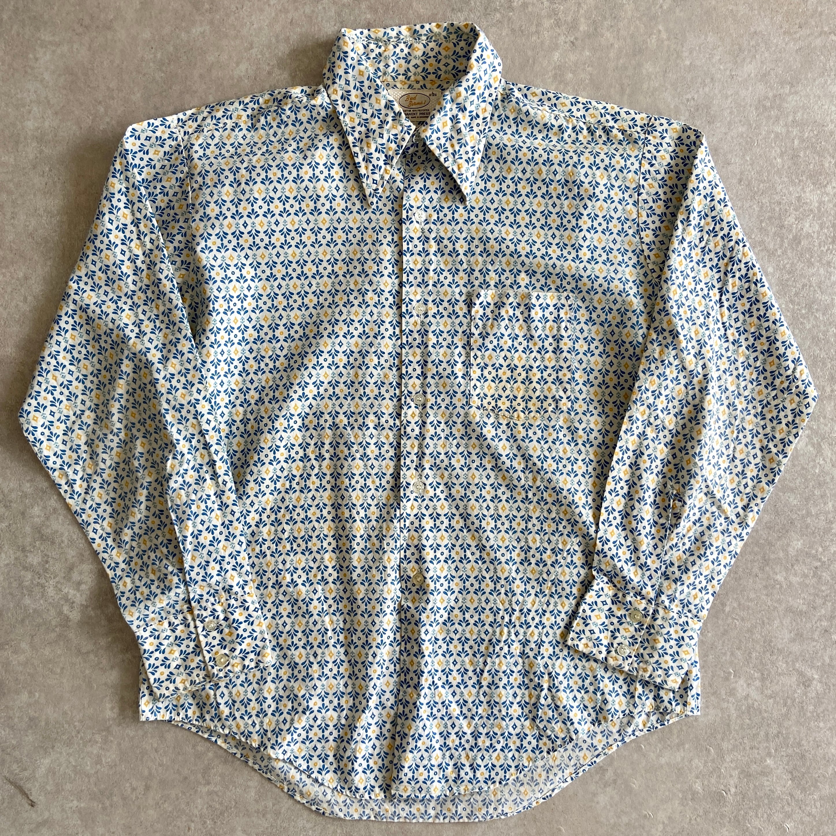 1970s Bud Berma L/S All-Print Shirt L H644
