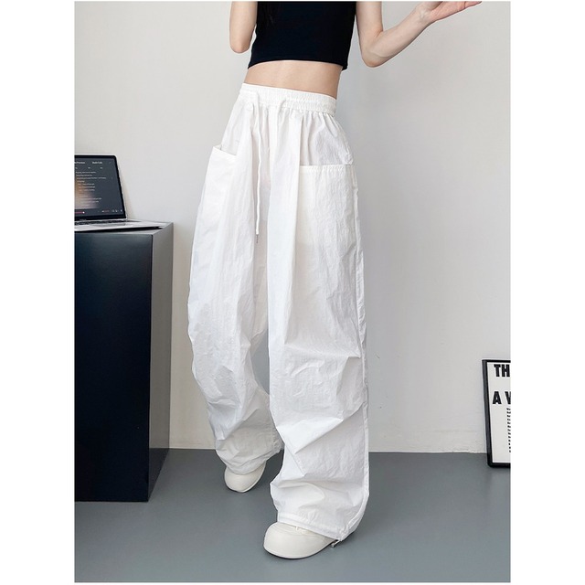 ドローストリングユーティリティボリュームパンツ 4col R02354