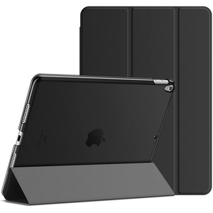【在庫処分】JETech iPad Air 3(2019)とiPad Pro 10.5(2017) 用ケース 三つ折スタンド オートスリープ機能 (ブラック)