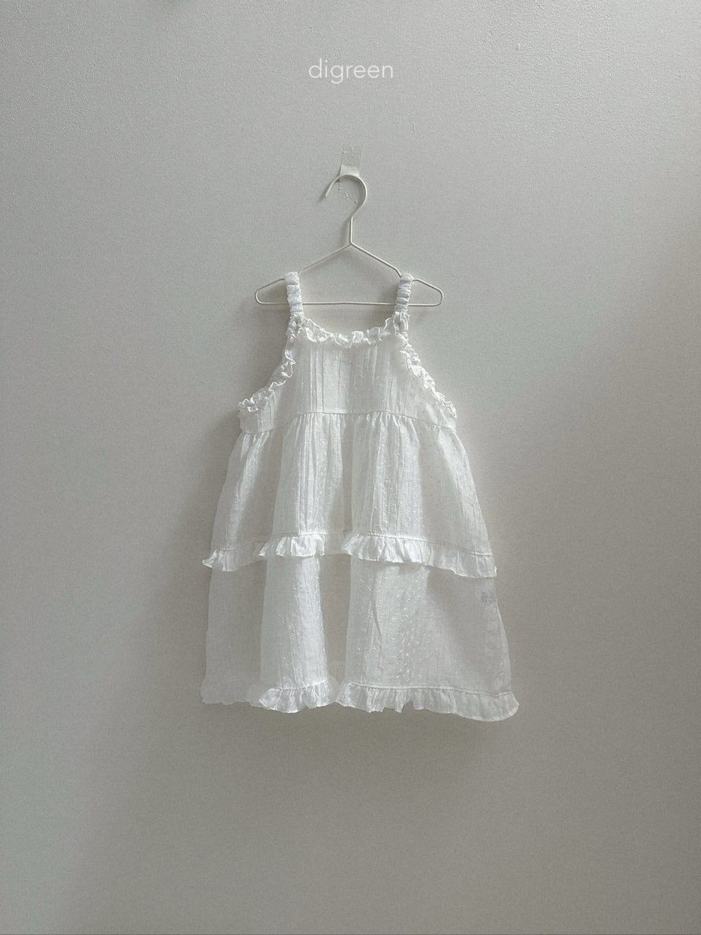 【予約】digreen Flower dress