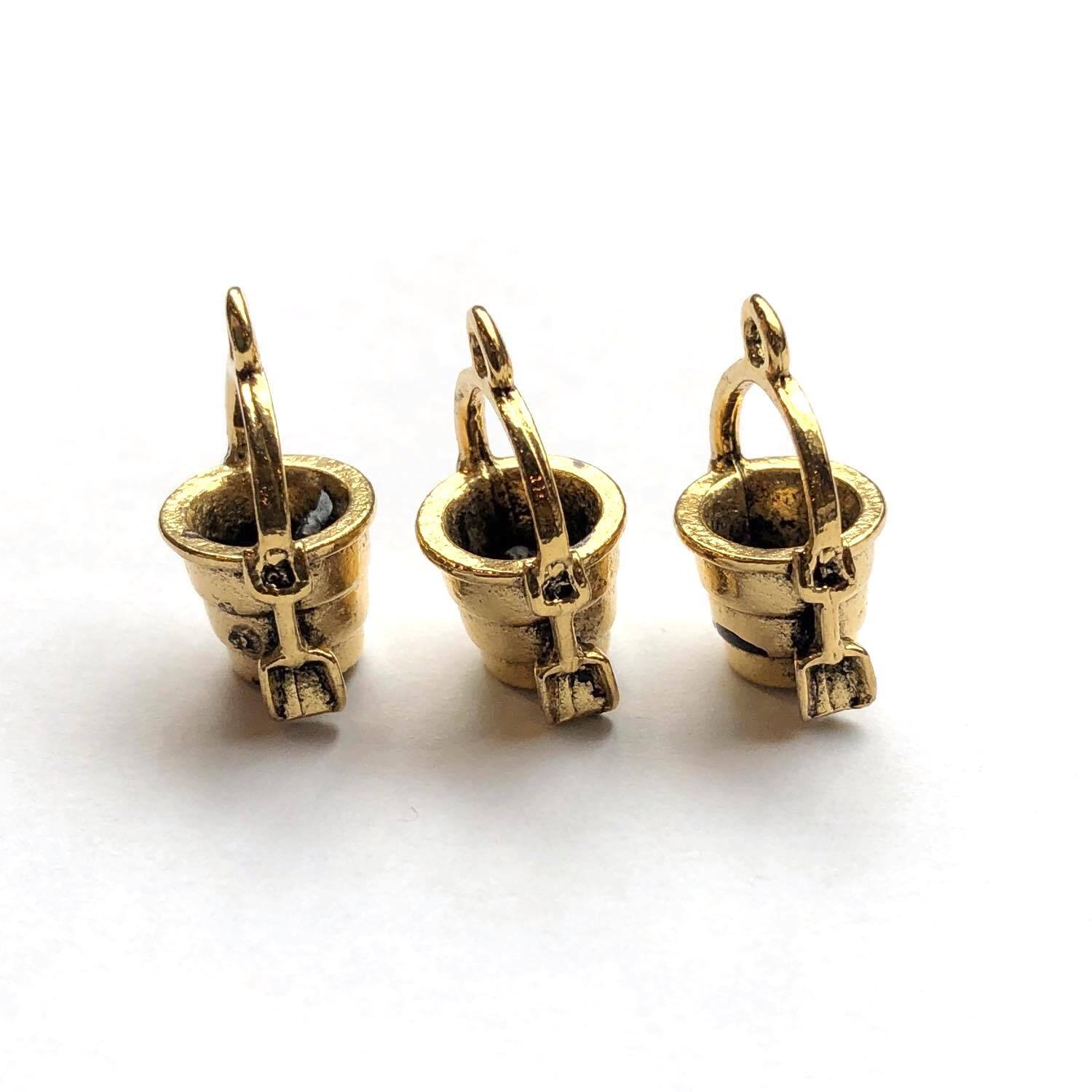 メタルバケツスコップチャーム | Dua-アクセサリーパーツショップ