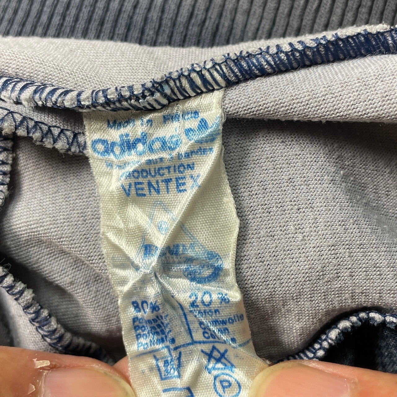 70〜80年代 フランス製 VENTEX社製 adidas アディダス ベロアジャージ 