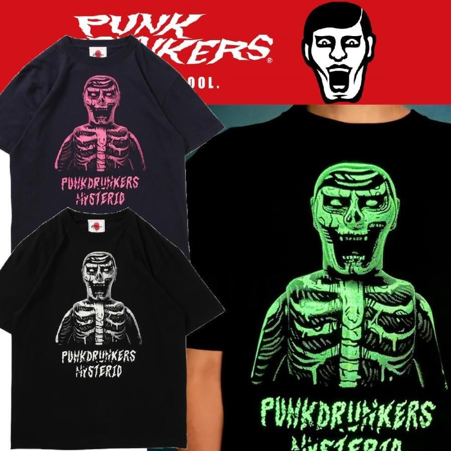 PUNKDRUNKERS x Mysterio 】スカルアイツTEE パンクドランカーズ