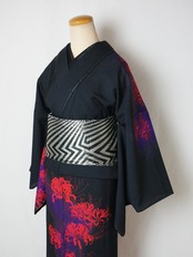 【受注商品】RumiRockセオαゆかた「曼珠沙華」　[A770]