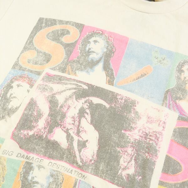 SAINT MICHAEL SW_SS TEE VEGES/WHITE Lサイズ 【公式通販】