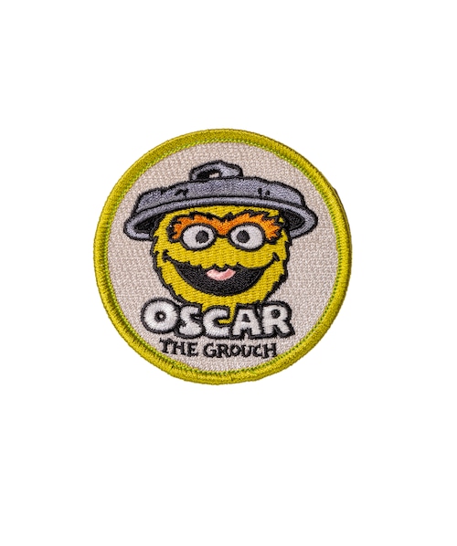 Sesame Street x Oxford Pennant Oscar the Grouch Embroidered Patch