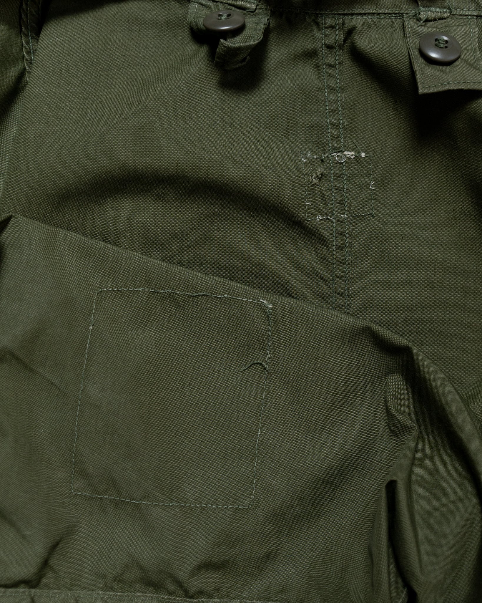 MEDIUM】Aluminum Zipper U.S.Army M-65 Field Parka Shell アメリカ軍