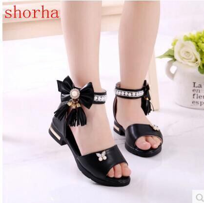 【新作】【送料無料】 ボウノット子供靴靴プリンセス靴ファッションサンダルキッズデザイナーシングルシューズ夏新しいサンダル リボン サマー 夏物 AL expec457739867849