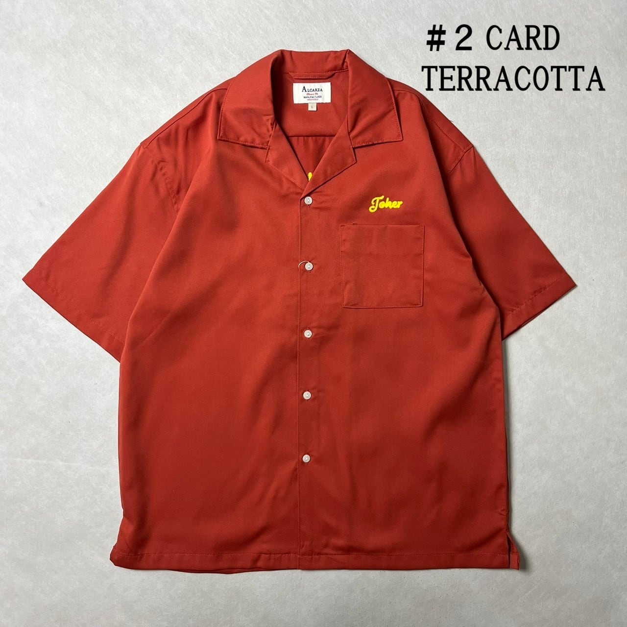 バック刺繍ボーリングシャツ ALCARZA 664-00 | CIAO TOKYO［チャオ