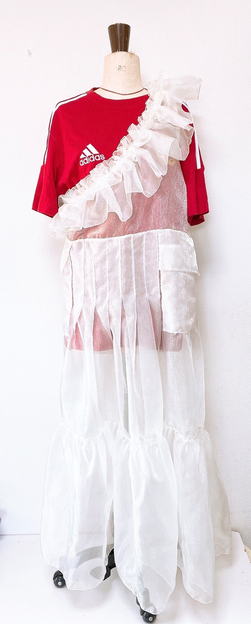 受注生産　　organdy apron dress   5色