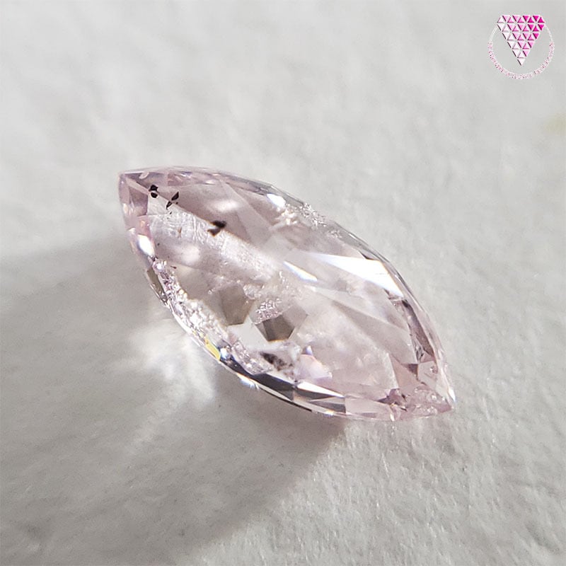 0.253 ct Fancy Light Pink SI2 CGL 天然 ピンク ダイヤモンド ...